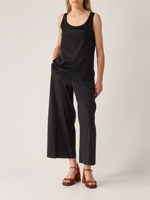 2. Damenbluse Pan aus Stretchseide Schwarz MM Max Mara 2616161017600