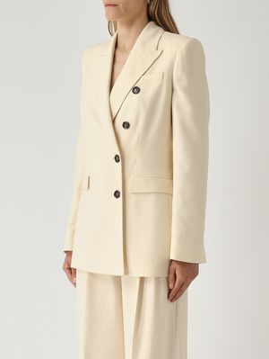 3. Damenjacke aus Viskosemischgewebe Creme