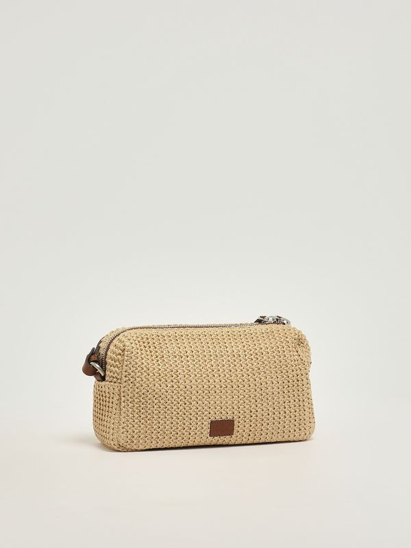 2. Borsa donna Trittico in rafia Paglia-Cuoio Pinko 106661a391