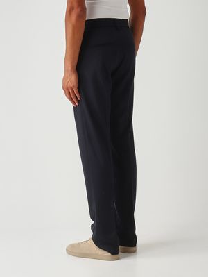 4. Pantalone uomo Icoman in jersey di misto lana Blu Navy