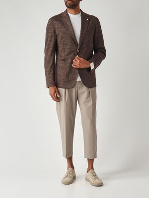 2. Pantalón para hombre Clarence de tejido técnico elástico Beige