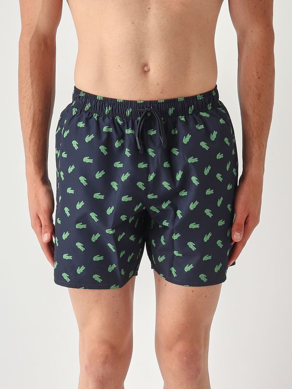 Men's quick-dry swim shorts Navy Lacoste