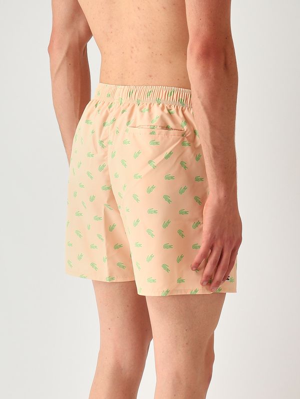 2. Herren-Badehose aus schnelltrocknendem Material Lachs Lacoste mh1851