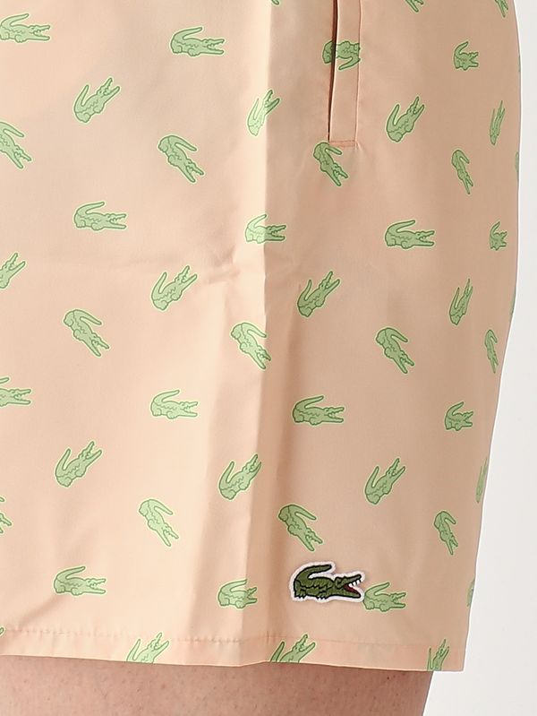 3. Herren-Badehose aus schnelltrocknendem Material Lachs Lacoste mh1851