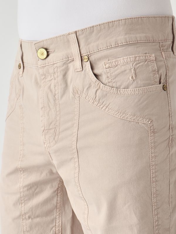 4. Bermuda uomo Jayden in popeline di cotone stretch Beige Ash Jeckerson pe26jupbe001jayde001