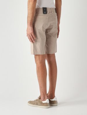 3. Bermuda uomo Jayden in popeline di cotone stretch Beige Ash