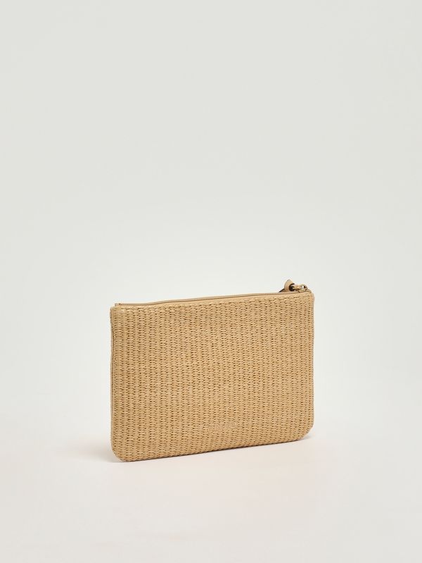 2. Pochette en raphia pour femme Beige Pinko 106763a39y