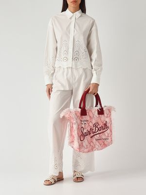 2. Camisa de mujer Oriane de algodón Sangallo Morris Flower Embry 0