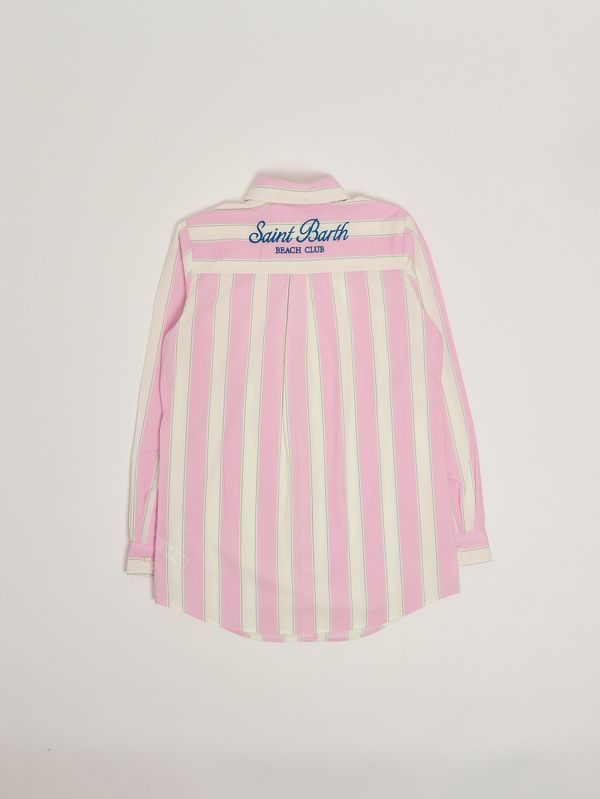 2. Baumwollbluse „Mini Brigitte“ für Mädchen Strandabschnitt 2153 MC2 Saint Barth brig003
