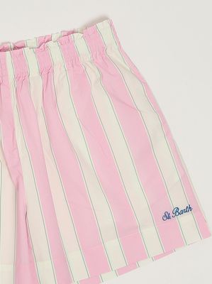 3. Mädchen-Shorts Meave aus Baumwolle Strandabschnitt 2153
