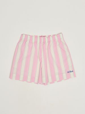 1. Mädchen-Shorts Meave aus Baumwolle Strandabschnitt 2153