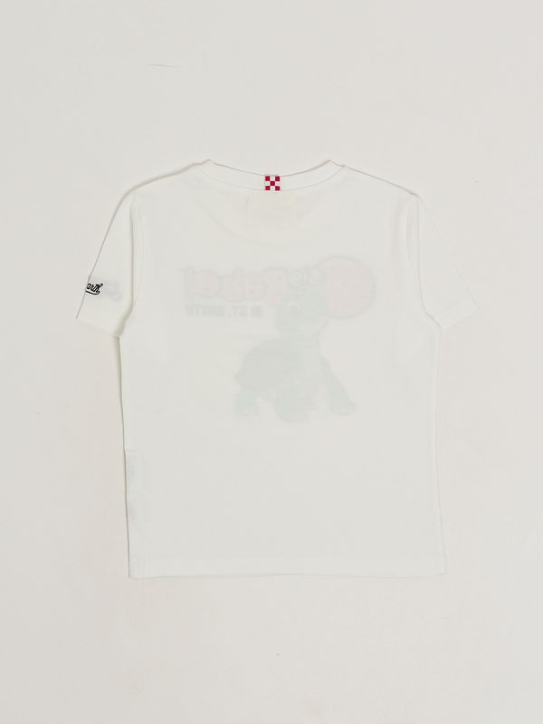 2. Denver Baumwoll-T-Shirt für Jungen Weiß MC2 Saint Barth dnv0001
