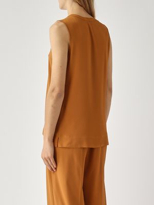 4. Blusa de mujer de mezcla de seda. Ámbar