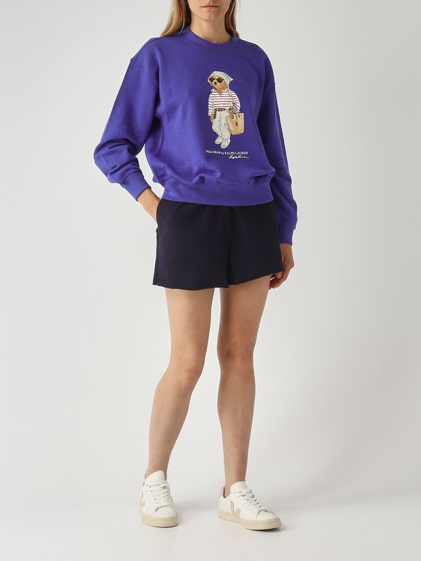 2. Felpa donna in cotone Blu Royal Polo Ralph Lauren 211a12730