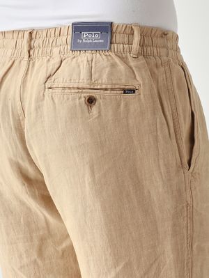 5. Pantalon homme en lin Kaki