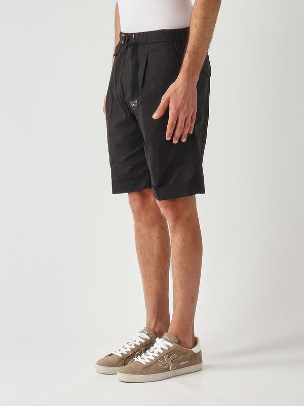 2. Bermuda uomo in misto cotone stretch Nero White sand 26su57311