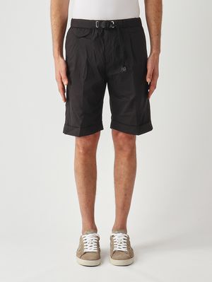 1. Bermuda uomo in misto cotone stretch Nero