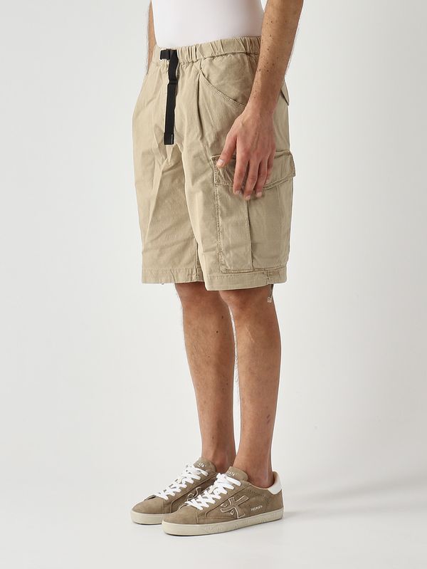 2. Men's SU59 Freddy stretch mercerized cotton Bermuda shorts Sand White sand 26su59280