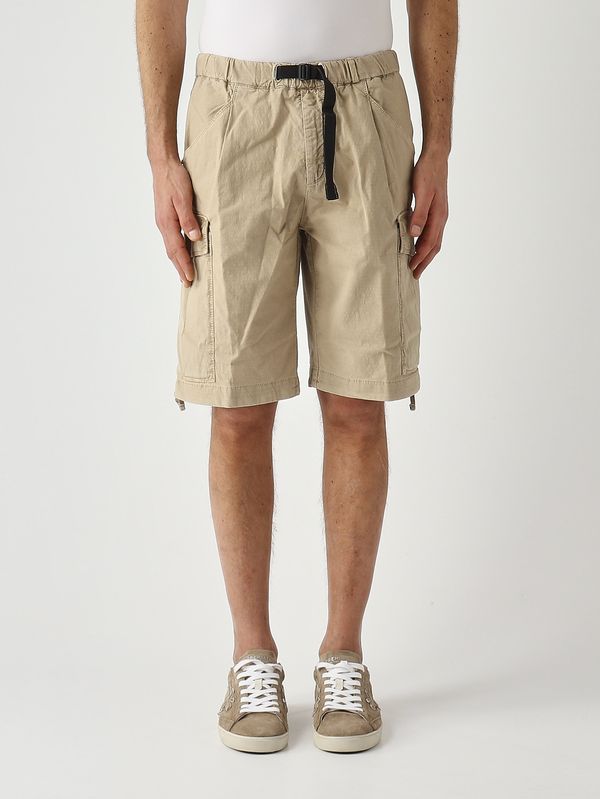 Bermuda para hombre SU59 Freddy de algodón mercerizado elástico. Arena White sand