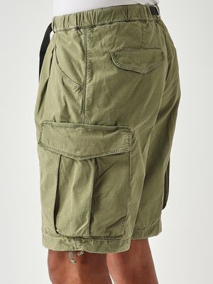 5. Herren-Bermuda SU59 Freddy aus mercerisierter Stretch-Baumwolle Militärisch