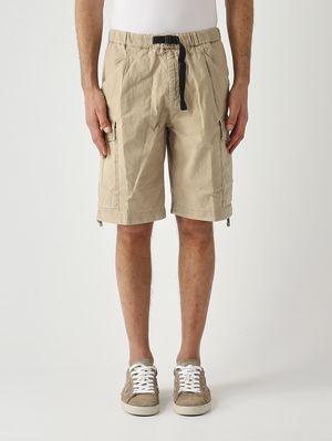 1. Men's SU59 Freddy stretch mercerized cotton Bermuda shorts Sand