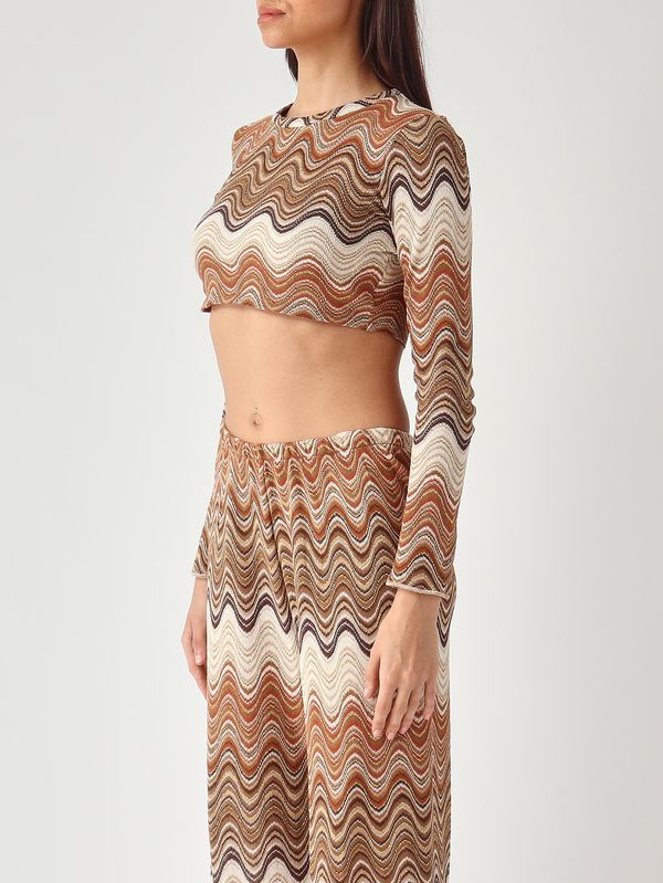 MC2 Saint Barth Women's Seville top in cotton blend - Rachel Sea
