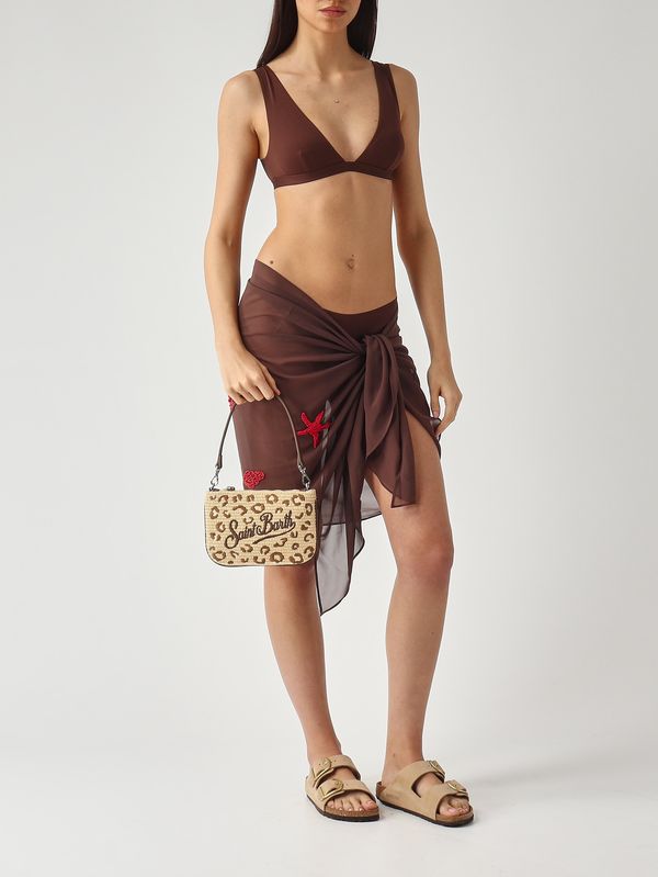 2. Sery women's georgette pareo Brown MC2 Saint Barth sre001