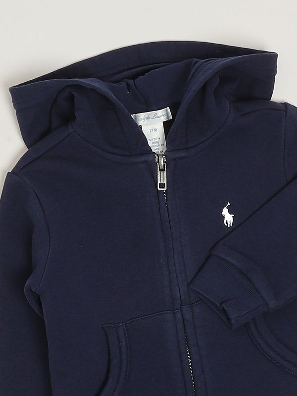 3. Cotton-blend sweatshirt for baby boys Blue-White Polo Ralph Lauren 320964134