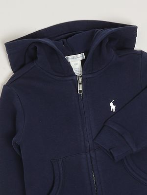 3. Cotton-blend sweatshirt for baby boys Blue-White
