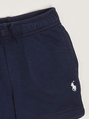 3. Pantaloncino neonato in misto cotone Navy