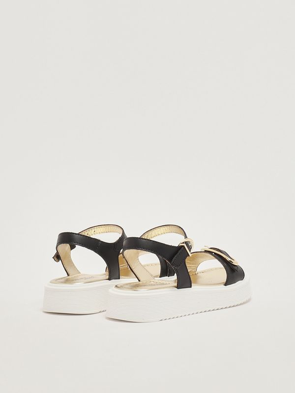 3. Mädchen-Sandalen aus Nappaleder Schwarz Dianetti 1689