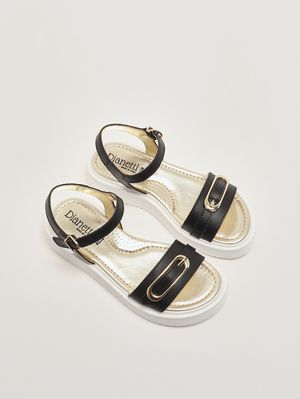 2. Mädchen-Sandalen aus Nappaleder Schwarz