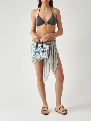 3. Women's Leah bikini top in stretch fabric Aerospace