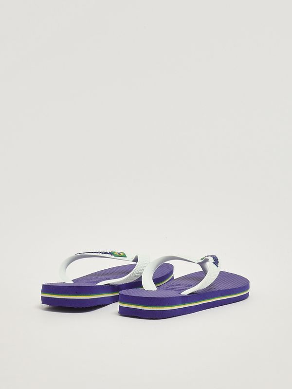 3. Chanclas de goma para niña Blanco-Azul Havaianas 4110850