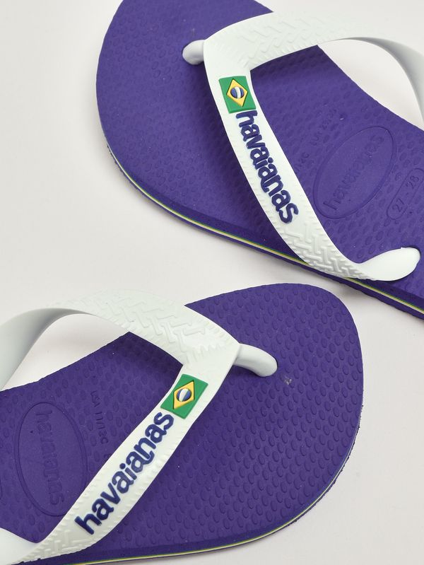 4. Chanclas de goma para niña Blanco-Azul Havaianas 4110850