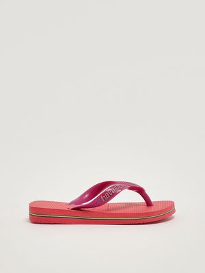 1. Chanclas de goma para niña Fucsia-Coral