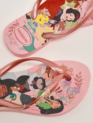 4. Chanclas de goma para niña Rosa