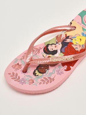 5. Chanclas de goma para niña Rosa