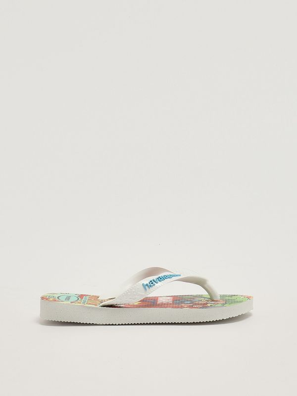1. Chanclas de goma para niño Blanco-Azul Havaianas 4148300