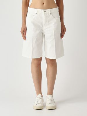 1. Bermuda en coton pour femme Beurre