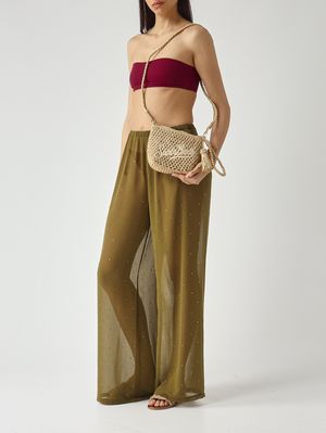 3. Top de bikini Iside para mujer en neopreno Frambuesa