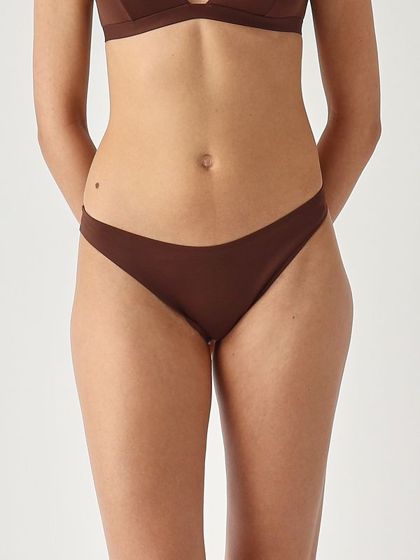 1. Slip bikini donna Reanna in neoprene Marrone MC2 Saint Barth rea001