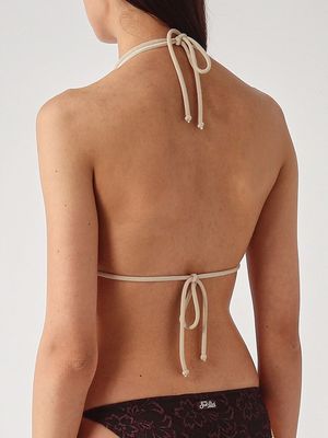 2. Top donna Leah Overlock in velluto Velvet 10 Gold