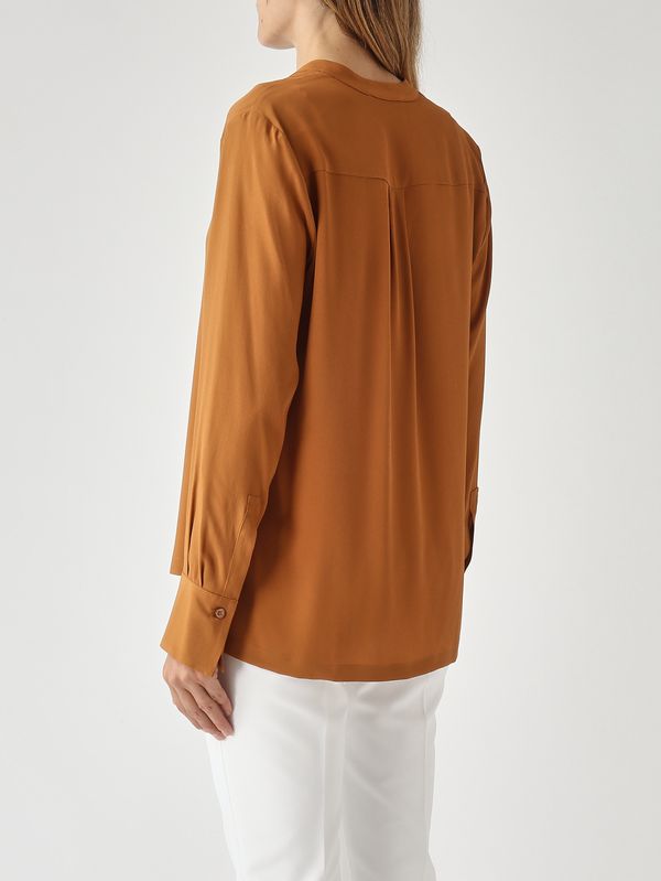4. Damenbluse aus Seidenmischung Bernstein Maliparmi jm103350672