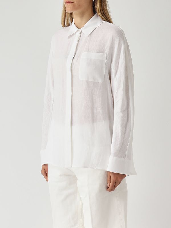 3. Camicia donna Gala in lino Bianco S Max Mara 2616191033600