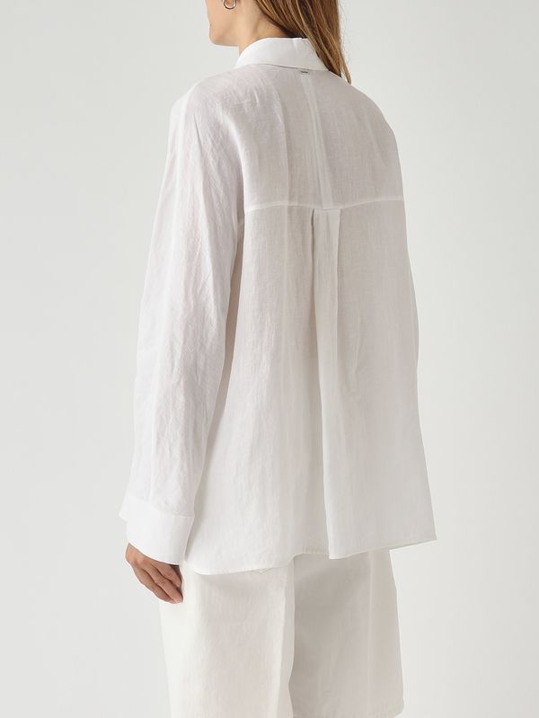 4. Camicia donna Gala in lino Bianco S Max Mara 2616191033600