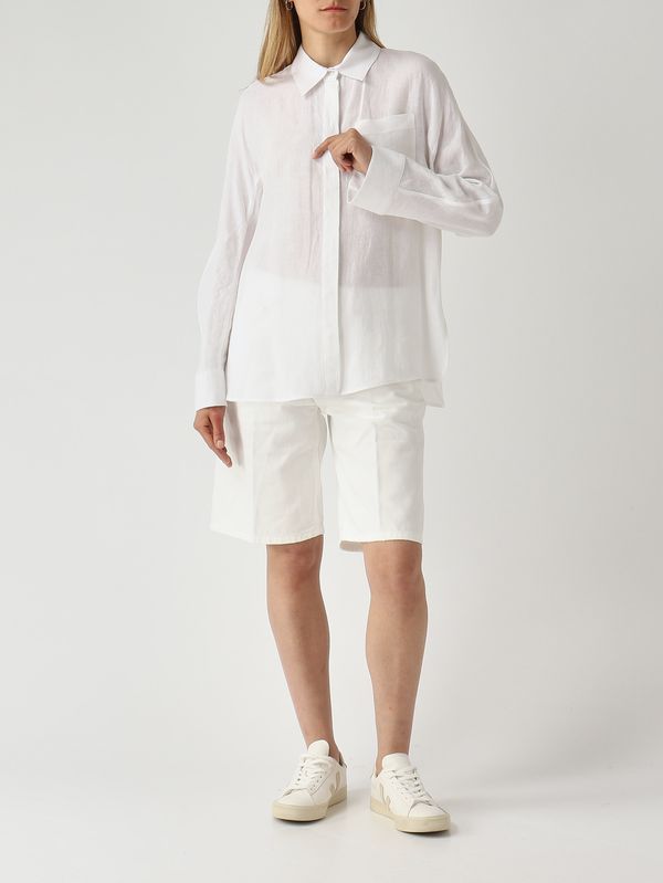 2. Camicia donna Gala in lino Bianco S Max Mara 2616191033600