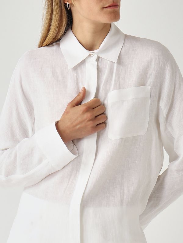 5. Camicia donna Gala in lino Bianco S Max Mara 2616191033600