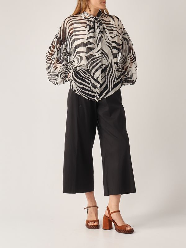 2. Camisa de mujer Ballata de seda Rayado Max Mara Studio 2616261012600