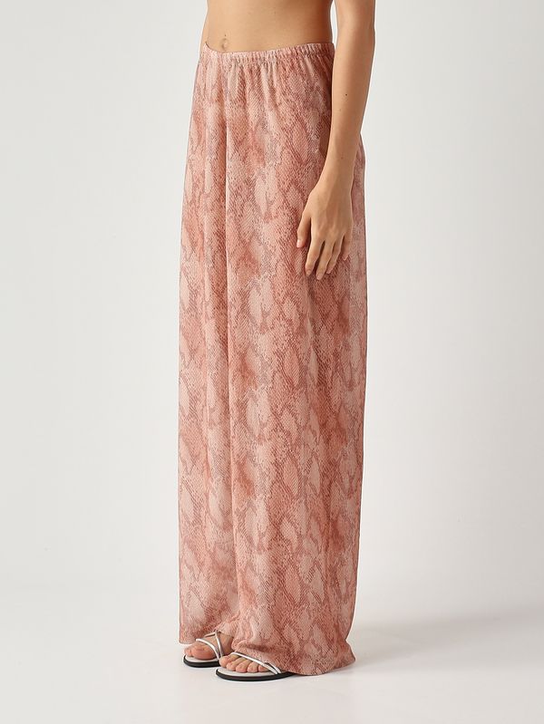 3. Pantalone donna Amalia in georgette Lurex Snake Skin 20 MC2 Saint Barth aml001